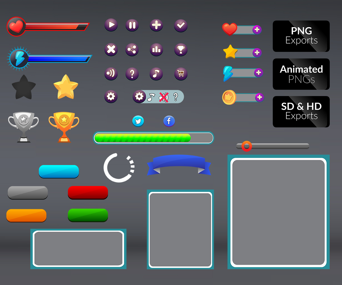 Free Game Ui Template Design Resource Pinterest Game - vrogue.co Game online web