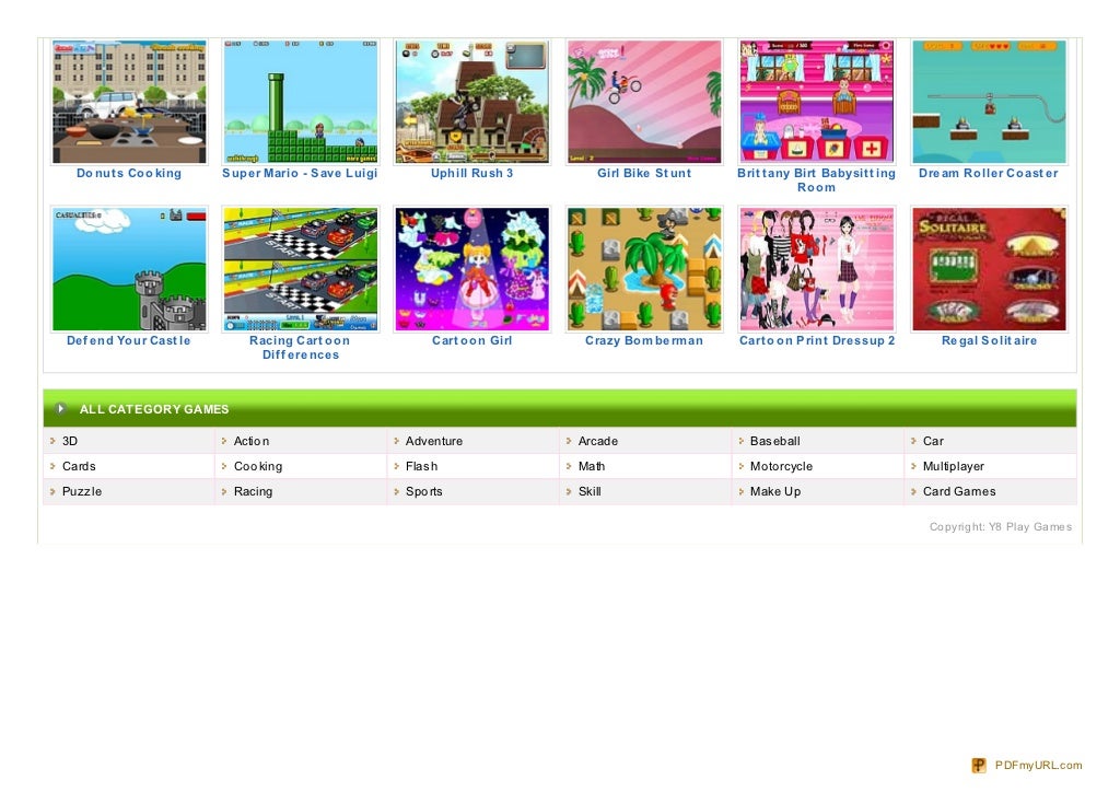 8y games
